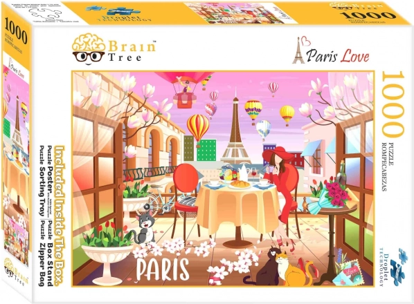 Puzzle Brain Tree Kærlighed fra Paris 1000 brikker