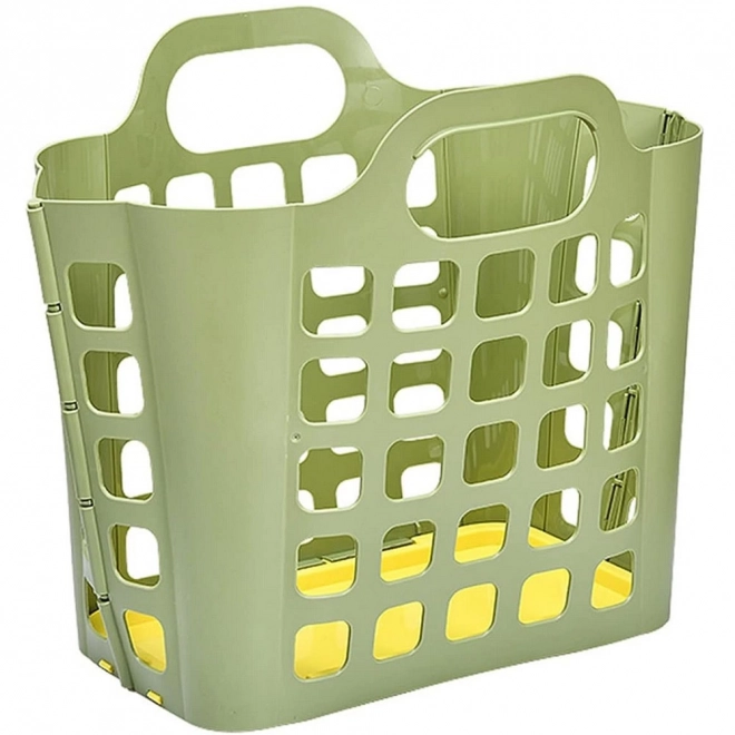 Foldbar plastvasketøjskurv