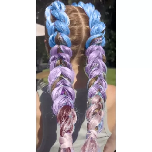 Syntetisk hår ombre fletninger Soulima 23577