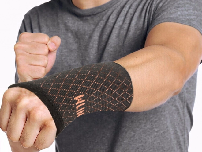 Elastisk håndledsbandage med kobberstøtte