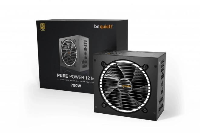 Indbygget Strømforsyning Be Quiet! Pure Power 12 M 750W ATX 3.0 GOLD