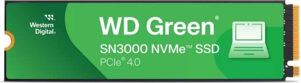 SSD-disk 2TB WD Green SN3000 NVMe PCIe 4.0