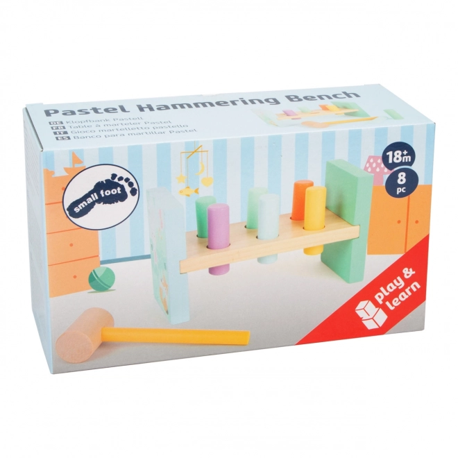 Hammerbræt i pastelfarver fra small foot