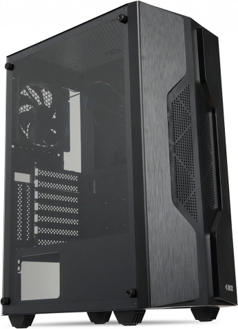 Computer-kabinet iBOX Cetus 908 med hærdet glas og LED