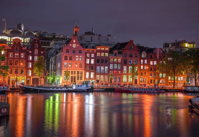 Træpuslespil Nat Amsterdam