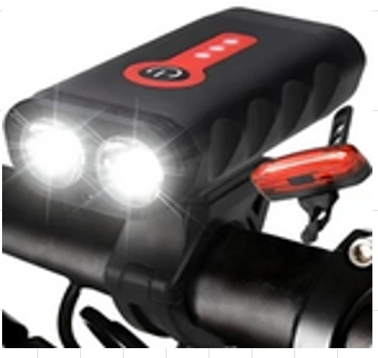 Forreste LED-cykellygte USB