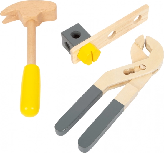 5 stykker værktøj og rigt tilbehør