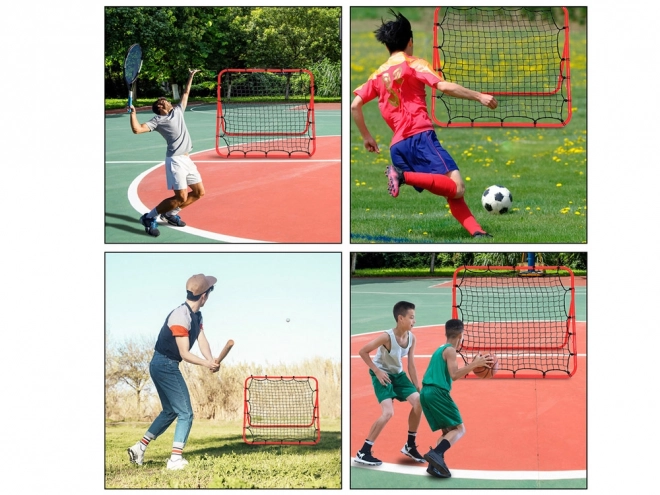Træningsramme Rebounder til hoppefodbold 100x100cm