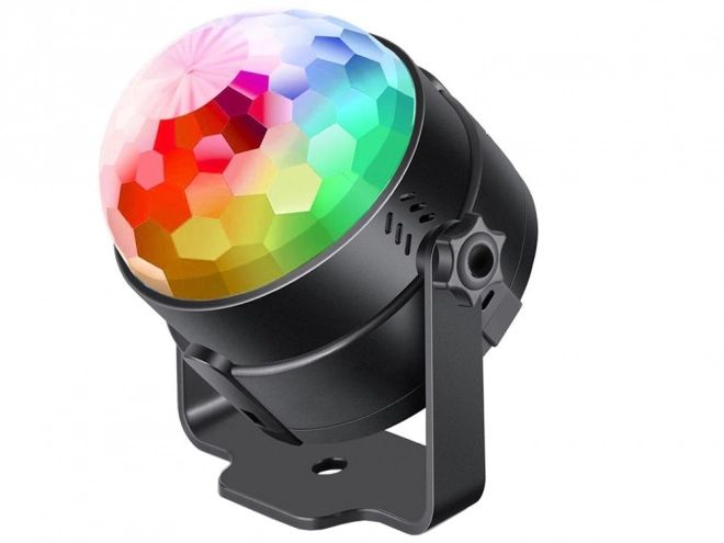 LED-diskoprojektor med RGB-lyseffekter