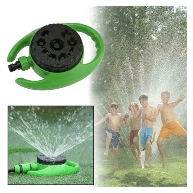 Grøn havevandsprinkler 9 funktioner regnbruser