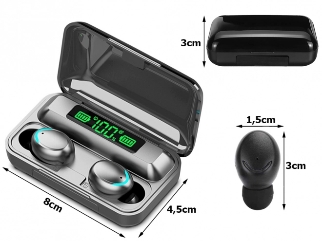 Bluetooth hovedtelefoner med powerbank