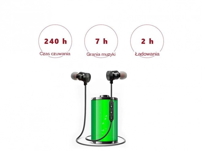 Trådløse sportshovedtelefoner Bluetooth til øret