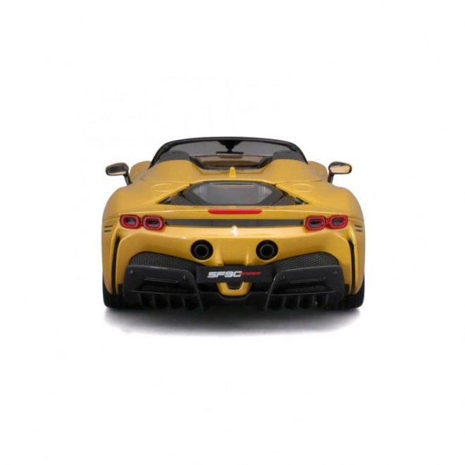 Bburago Ferrari SF90 Spider 1:18 - Gul