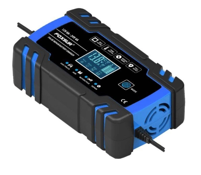 Automatisk biloplader med reparationsfunktion 12V 24V