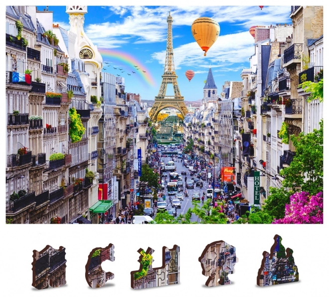 Træpuslespil travlt Paris 2i1