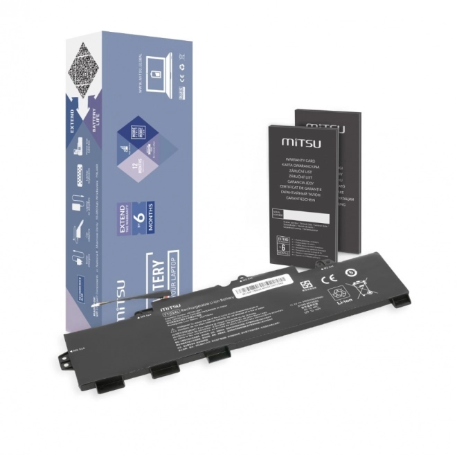 Batteri Mitsu HP EliteBook TT03XL 4400mAh