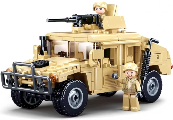 Realistisk militær offroad med roterende bevæbning