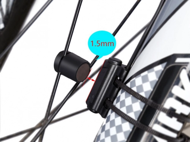 Vandtæt cykelcomputer med LCD display og 27 funktioner