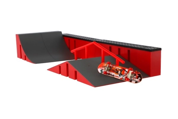 Skatepark med fingerboard