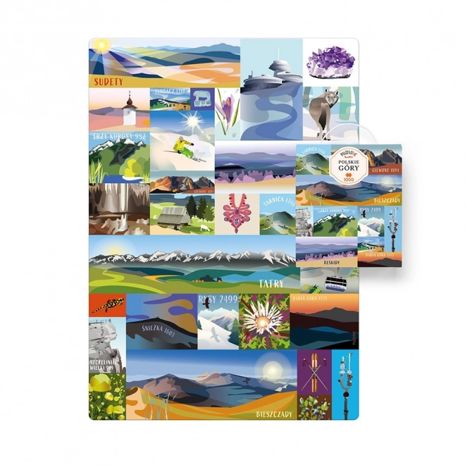 Puzzle Puzzlove Polske bjerge 1000 brikker
