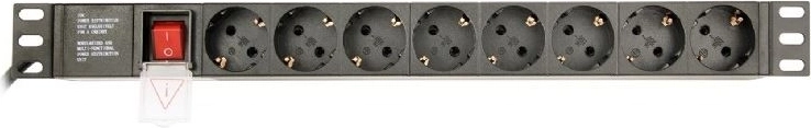 Otte Schuko-stik i 1U