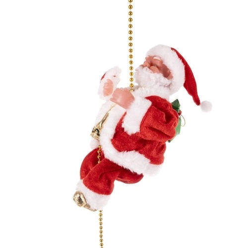 Mikuláš klatrer på det gyldne reb - juledekoration