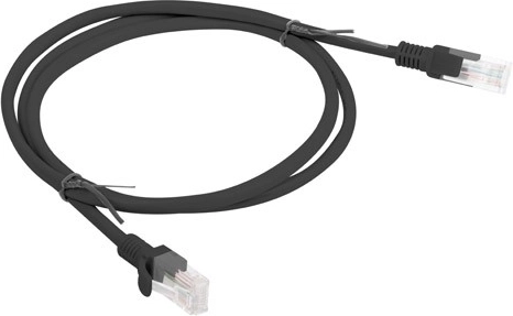 Patch-kabel Cat.6 1 m UTP sort LANBERG