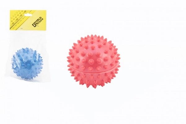 Antistress massagebold gummi 7cm i pose