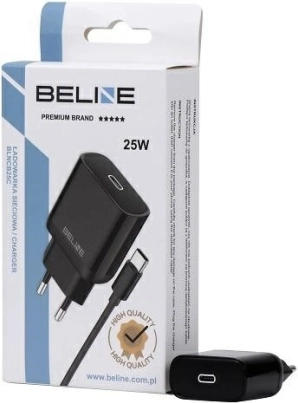 Vægoplader 25 W GaN USB‑C + USB‑C-kabel – sort