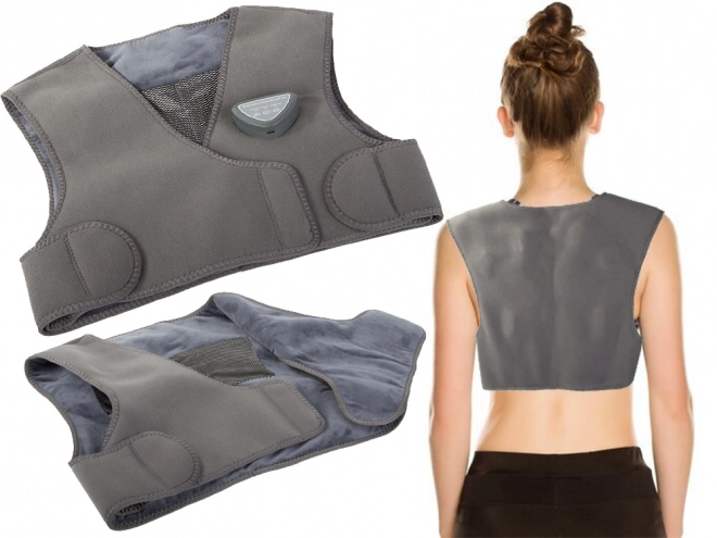 Trådløs varme- og massagevest