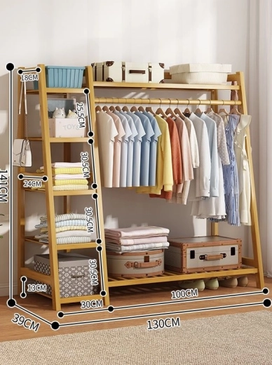 Generøs opbevaringsplads