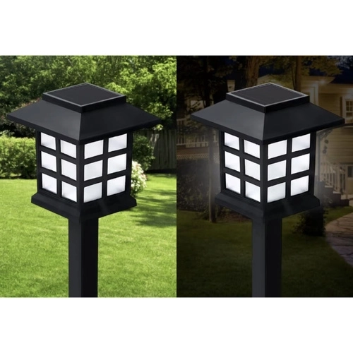 Solcellehave lamper LED – sæt 6x hus