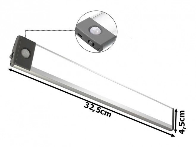 Sensorlampe med bevægelses- og skumringssensor