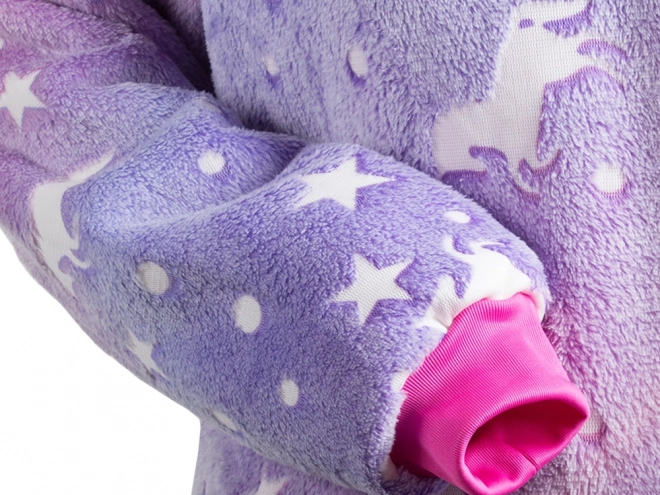 Varm oversize tæppehættetrøje med tæt fleece