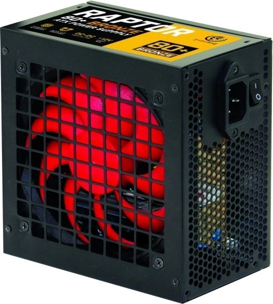 Strømforsyning Rebeltec Raptor 600W Bronze 80+