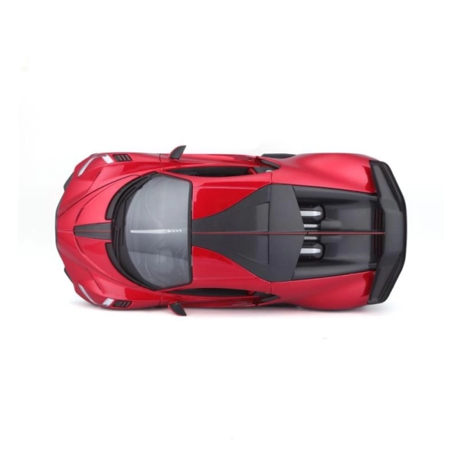 Bburago model Bugatti Divo rød 1:18