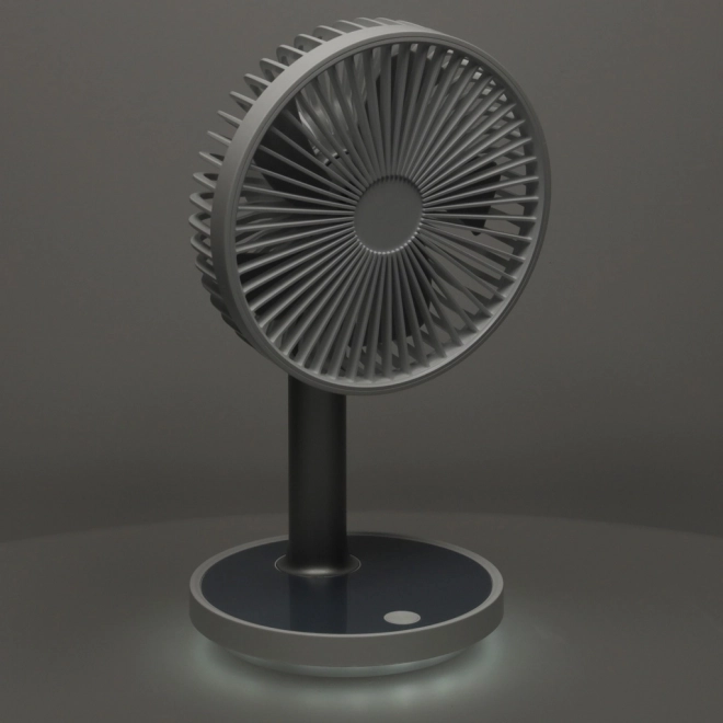 Hvid trådløs bordventilator 30cm