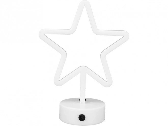 Neonstjerne LED lampe med USB