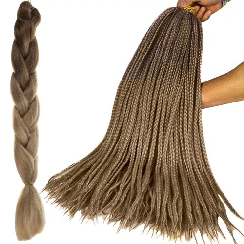 Syntetiske hår ombre fletninger Soulima 23579