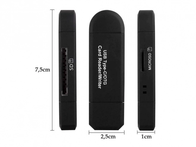 Universal kortlæser USB-C og Micro USB
