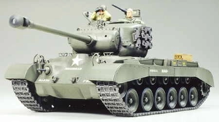 Model af plastik tank M26 Pershing