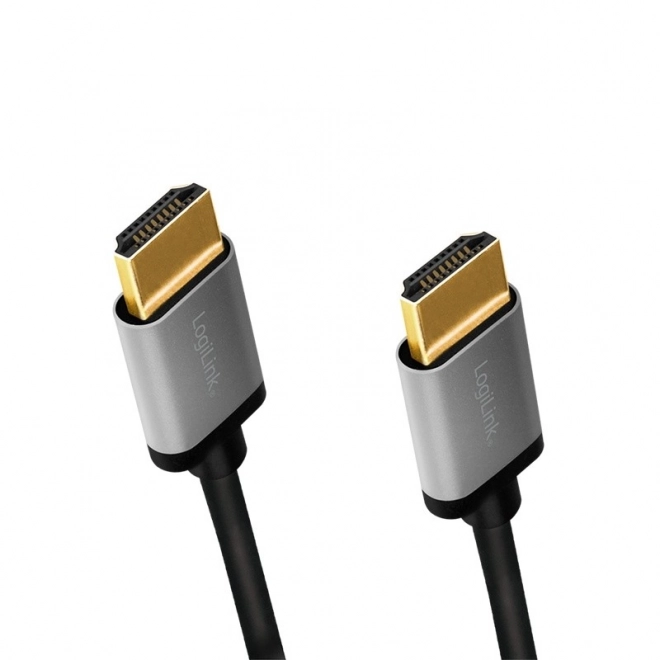 HDMI Kabel 4K/60Hz Aluminium 1m sort