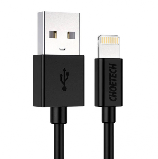 USB til Lightning kabel Choetech 1.2 m sort
