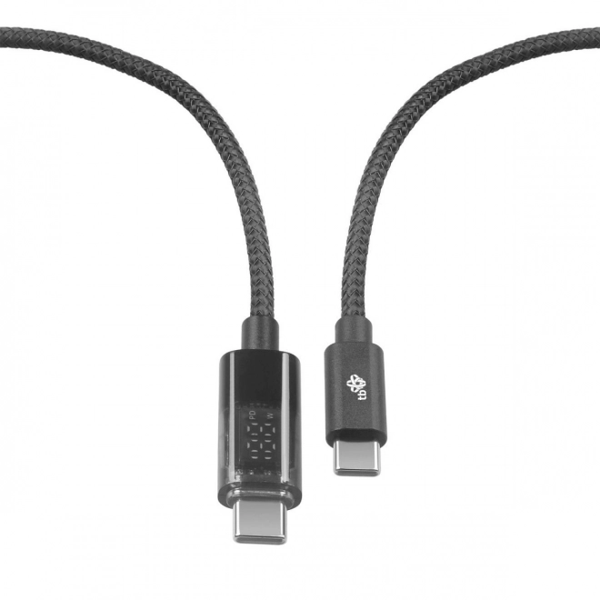 USB-C til USB-C kabel med LED indikator for opladningskraft (1 m, 100 W)