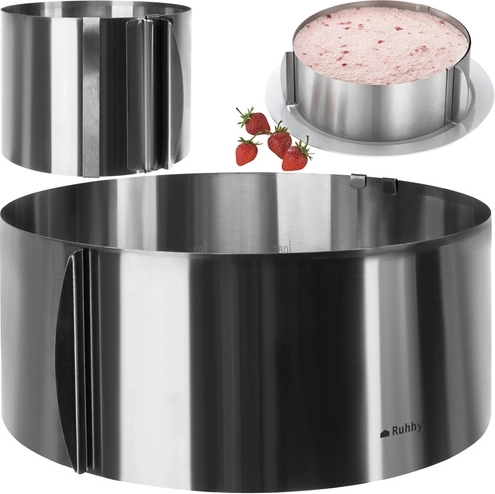 Justerbar kagering i rustfrit stål 12 cm