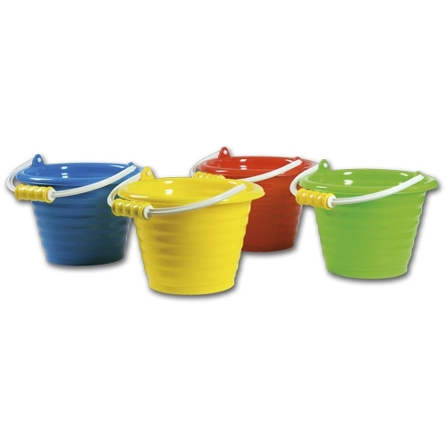 Androni Spand med bølgemønster diameter 20 cm – Rød