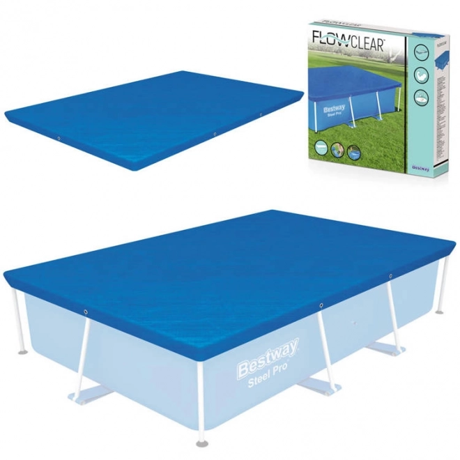 Bestway overdækning til rektangulær pool 259x170 cm