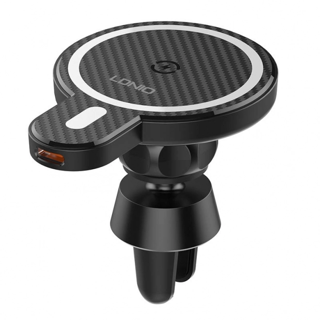 Bilholder LDNIO med induktiv oplader 15W og metalring