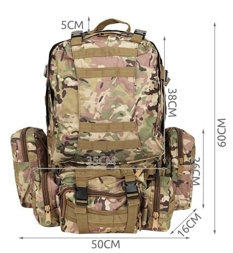 Stor militærrygsæk Moro 45L