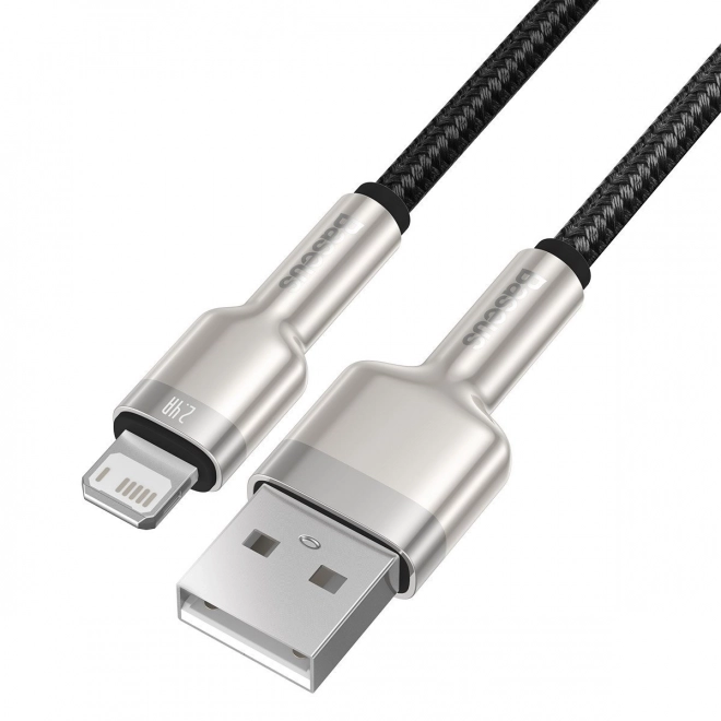 USB kabel til Lightning Baseus Cafule, 2,4A, 1m (sort)